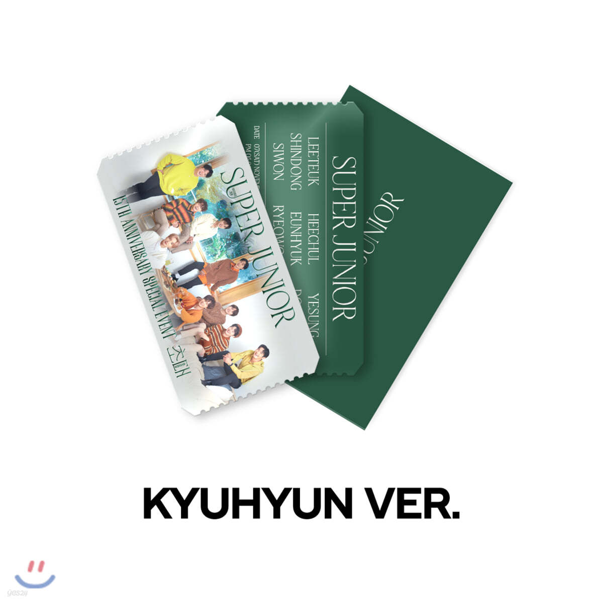 [KYUHYUN] POP-UP CARD + AR TICKET SET- SUPER JUNIOR 15th Anniversary Special Event - 초대(Invitation)