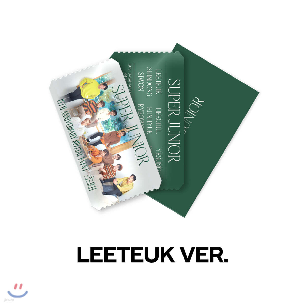 [LEETEUK] POP-UP CARD + AR TICKET SET- SUPER JUNIOR 15th Anniversary Special Event - 초대(Invitation)