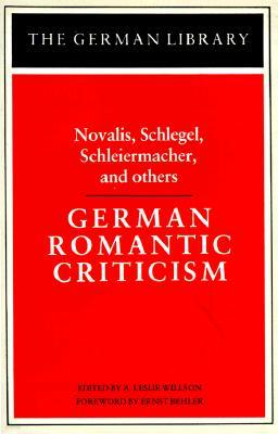 German Romantic Criticism