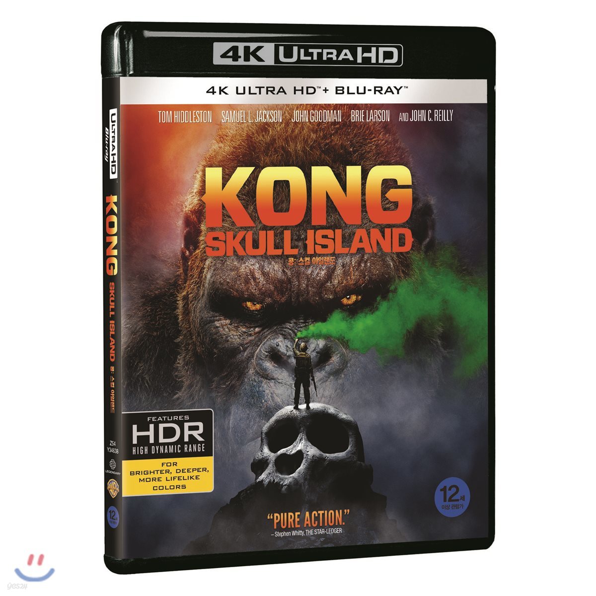 콩:스컬 아일랜드 (2Disc 4K UHD 한정수량) : 블루레이