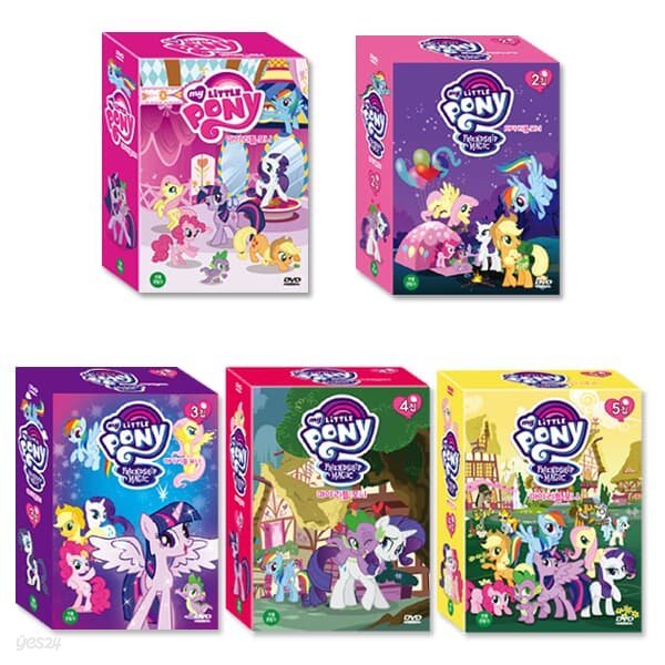 [썸머세일 60%+옥토넛 극장판 8종 증정]마이 리틀 포니 My Little Pony 1+2+3+4+5집 98종세트