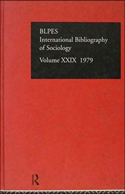 Ibss: Sociology: 1979 Vol 29
