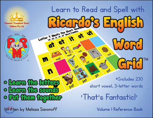 Learn to Read and Spell with Ricardo's English Word Grid(TM): Volume 1 Reference Book