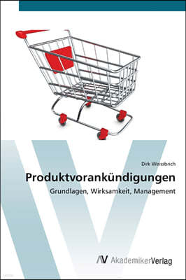 Produktvorankundigungen