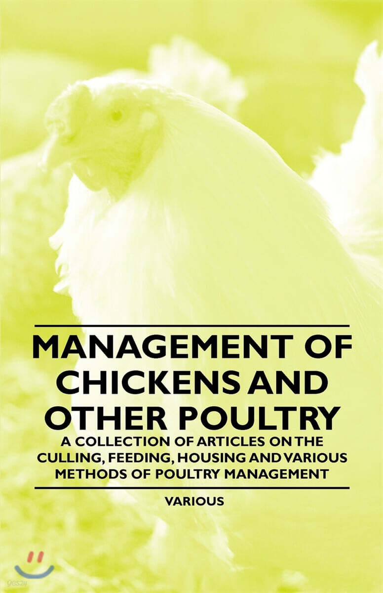 Management of Chickens and Other Poultry - A Collection of Articles on the Culling, Feeding, Housing and Various Methods of Poultry Management