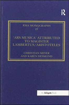 'Ars musica' Attributed to Magister Lambertus/Aristoteles