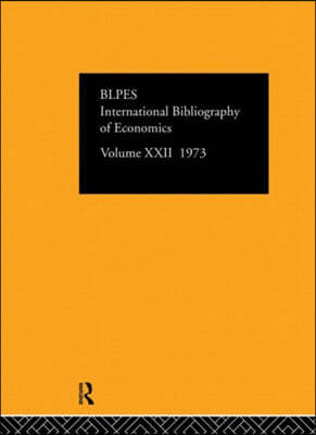 IBSS: Economics: 1973 Volume 22