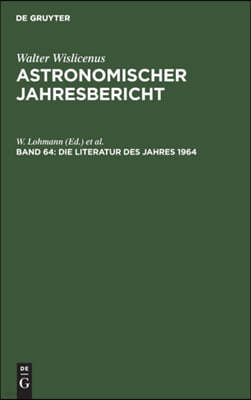 Die Literatur Des Jahres 1964