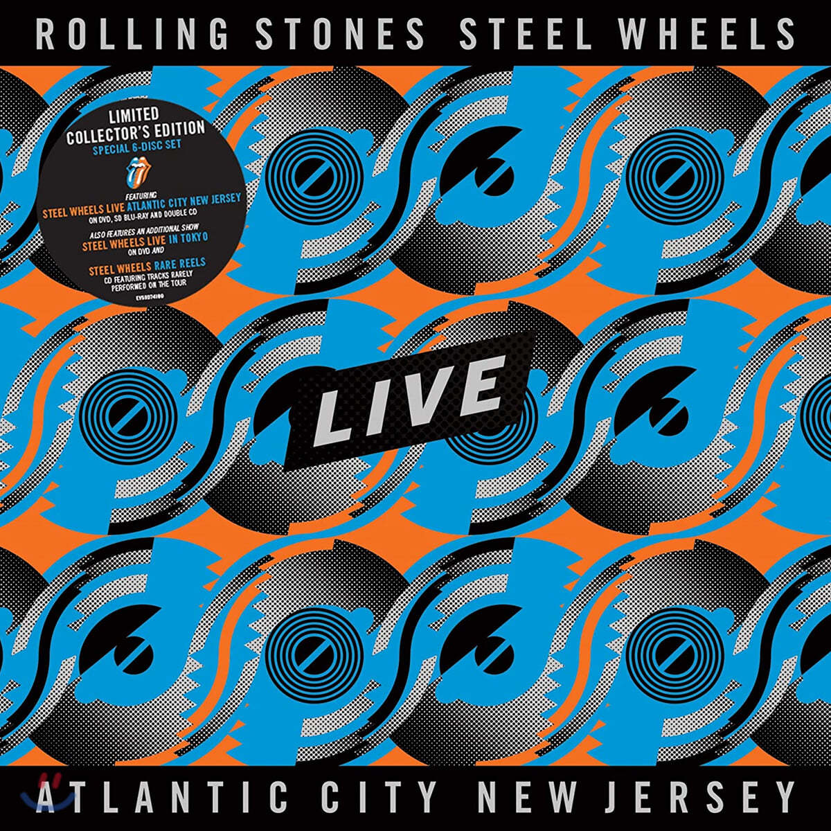 The Rolling Stones (롤링 스톤스) - Steel Wheels Live Atlantic City New Jersey [3CD+2DVD+SD Blu-ray] 