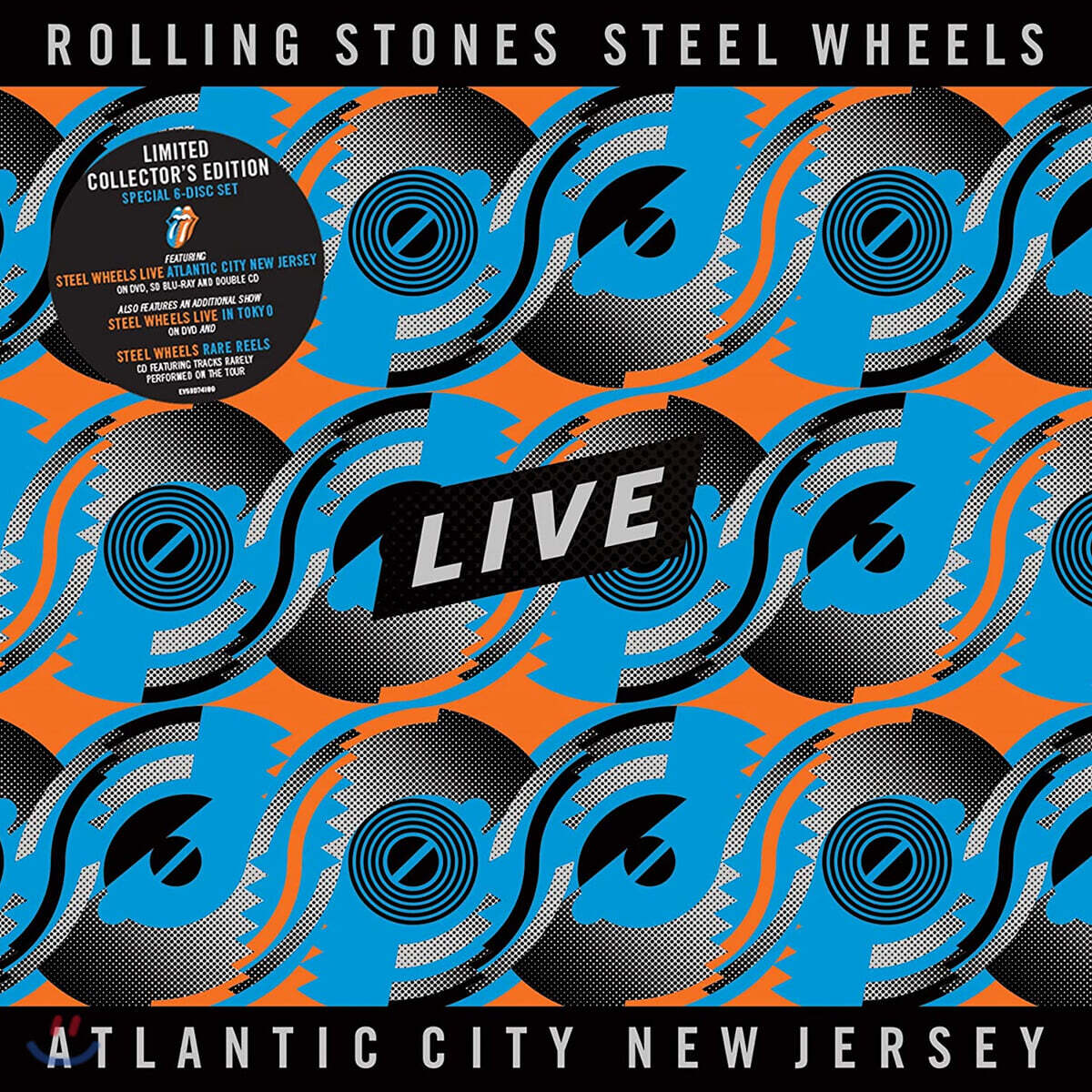 The Rolling Stones (롤링 스톤스) - Steel Wheels Live Atlantic City New Jersey [3CD+2DVD+SD Blu-ray]