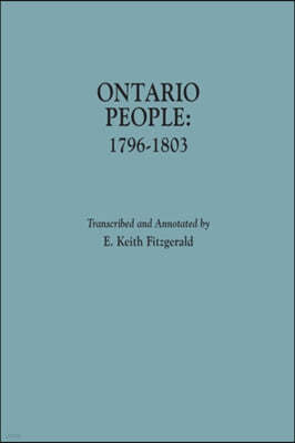 Ontario People: 1796-1803