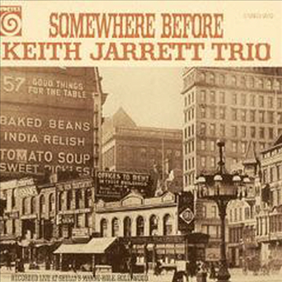Keith Jarrett Trio - Somewhere Before (Ltd. Ed)(Remastered)(Ϻ)(CD)