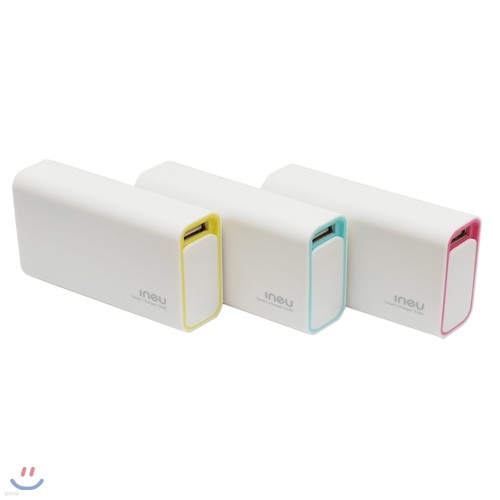 [INeu]아이뉴 대용량 스마트 보조 배터리팩 5,200mAH(아이패드포함 모든 스마트기기 호환)