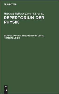 Akustik, Theoretische Optik, Meteorologie