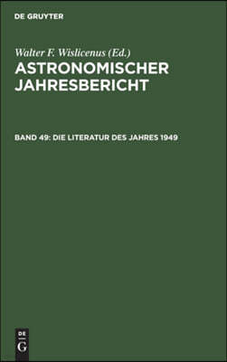 Die Literatur Des Jahres 1949