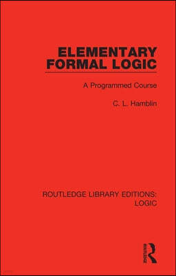 Elementary Formal Logic