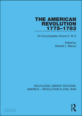 American Revolution 1775–1783