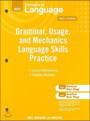 Elements of Language, Grade 7 Grammar, Usage, and Mechanics Language Skills Practice