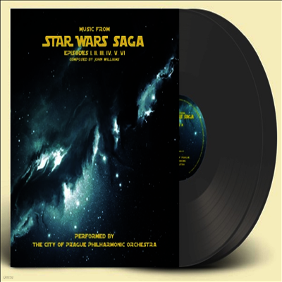 City Of Prague Philharmonic Orchestra — Music From Star Wars Saga (스타워즈 에피소드 1, 2, 3, 4, 5, 6) (Soundtrack) 앨범 커버
