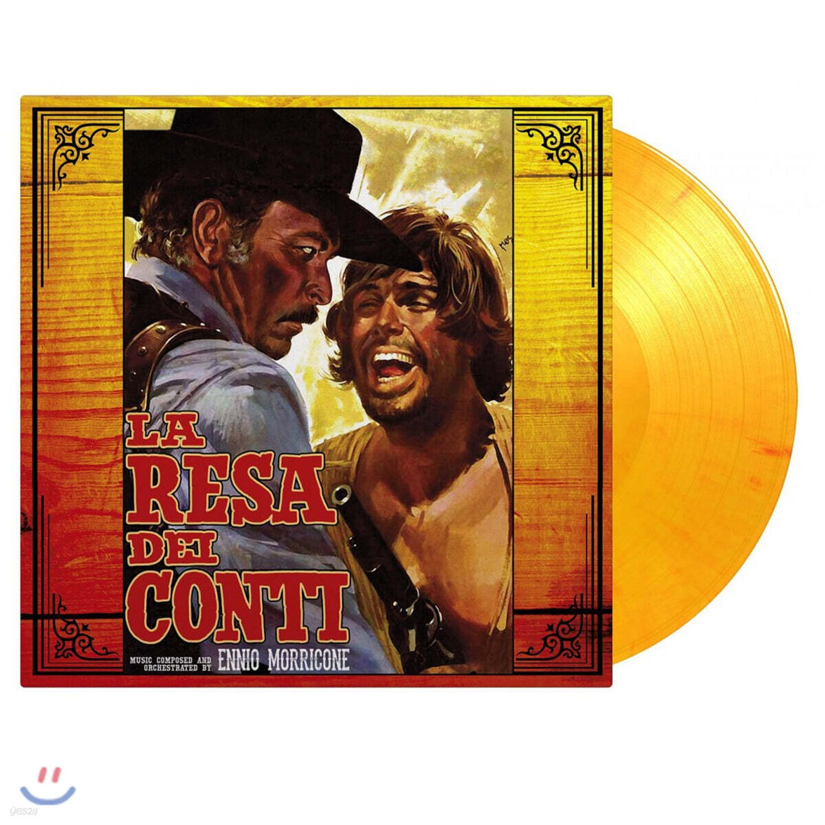 빅 건다운 영화음악 (La Resa Dei Conti / The Big Gundown OST by Ennio Morricone 엔니오 모리꼬네) [오렌지 & 옐로우 마블 컬러 LP]