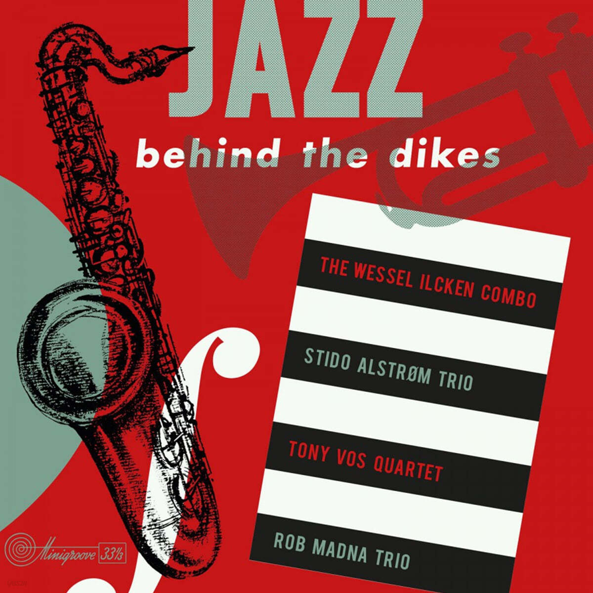 네덜란드 재즈 뮤지션들이 연주한 컴필레이션 앨범 1집 (Jazz Behind the Dikes Vol.1) [레드 컬러 LP] 