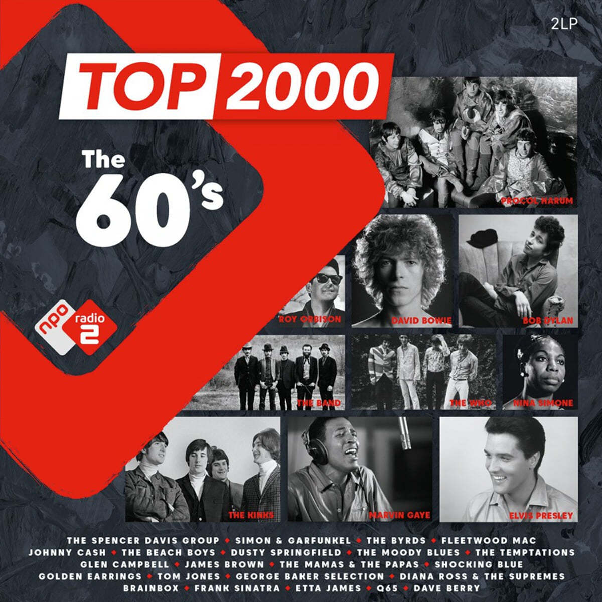 NPO 라디오 컴필레이션: 1960년대 히트곡 모음집 (Top 2000 - The 60's) [LP] 