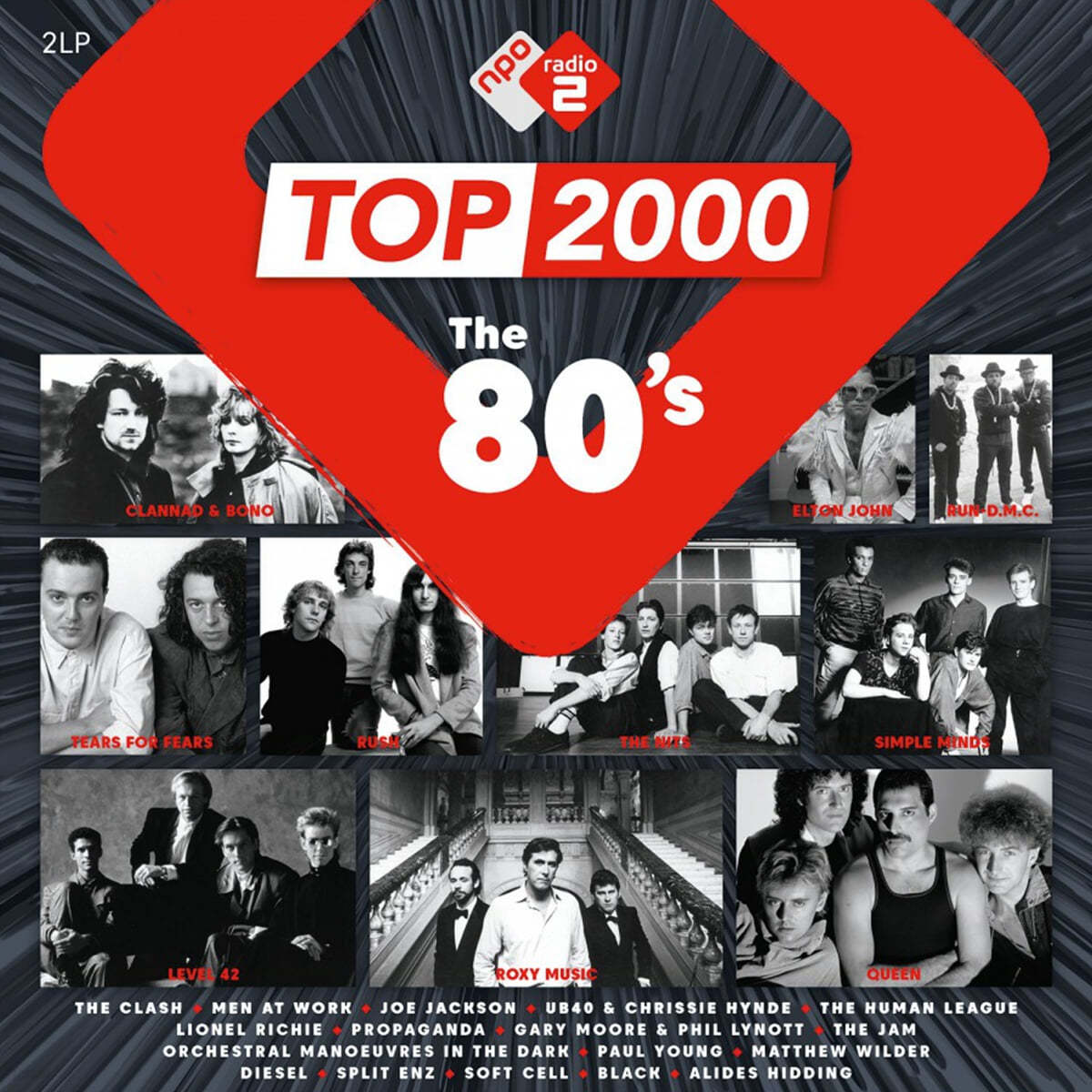 NPO 라디오 컴필레이션: 1980년대 히트곡 모음집 (Top 2000 - The 80&#39;s) [2LP] 