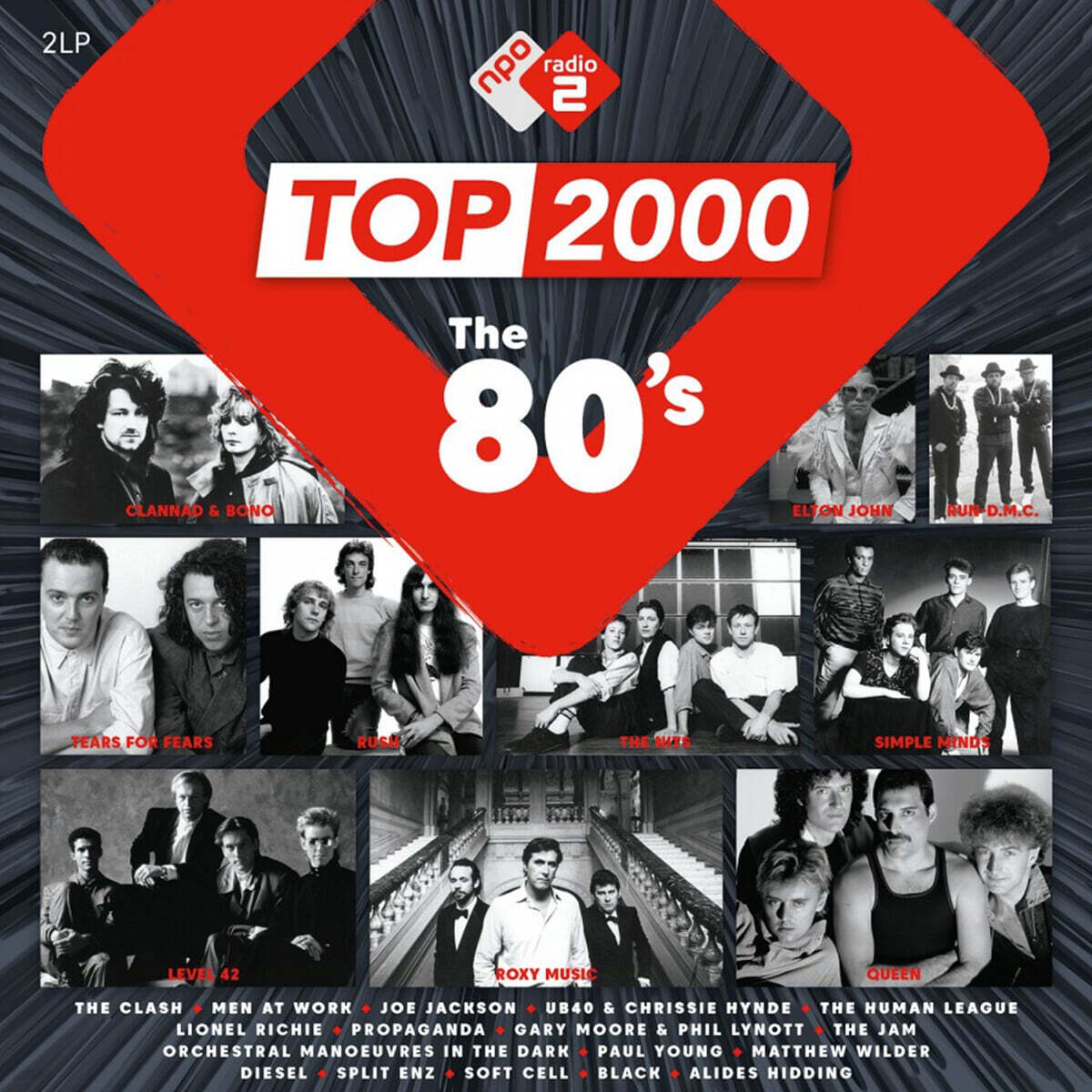 NPO 라디오 컴필레이션: 1980년대 히트곡 모음집 (Top 2000 - The 80's) [2LP]