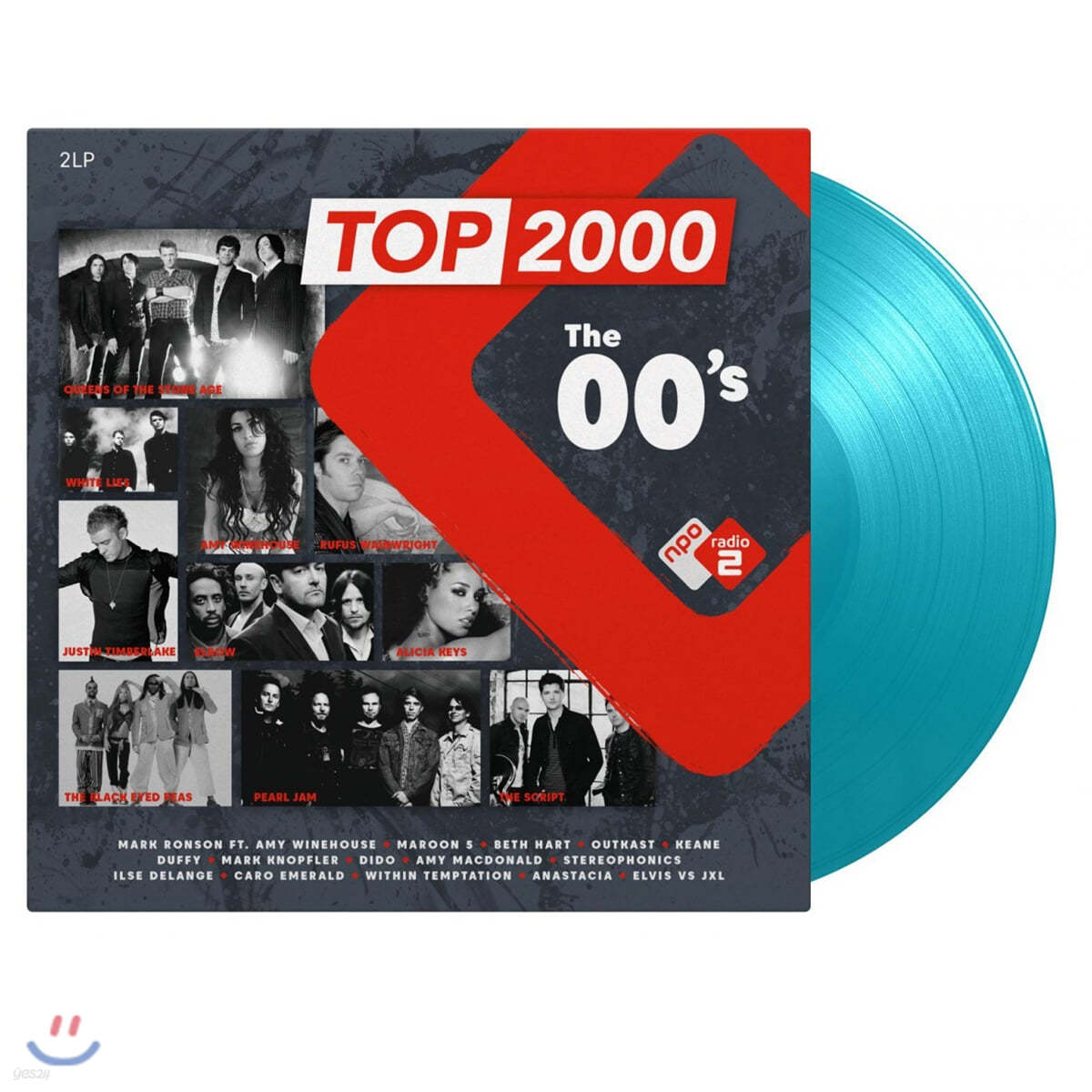 NPO 라디오 컴필레이션: 2000년대 히트곡 모음집 (Top 2000 - The 00's) [터키옥색 컬러 2LP] 