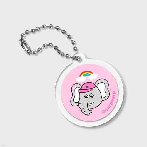 circle Rainbow kkikki-pink(키링)