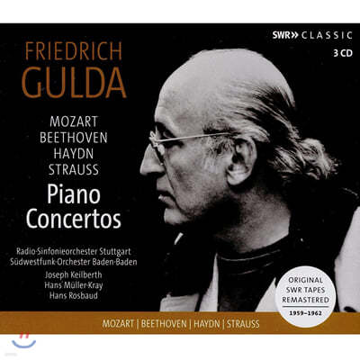Friedrich Gulda 프리드리히 굴다 피아노 협주곡 - 모차르트 / 베토벤 / 하이든 (Mozart / Beethoven / Haydn: Piano Concertos) 
