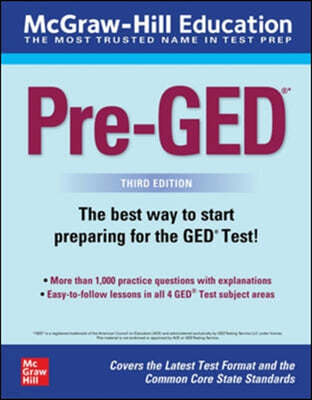 McGraw-Hill Education Pre-Ged, Third Edition