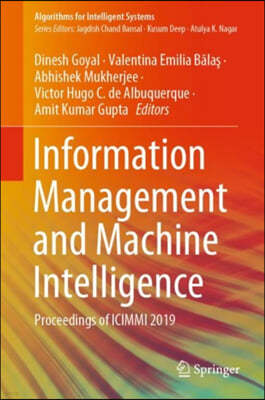Information Management and Machine Intelligence: Proceedings of ICIMMI 2019