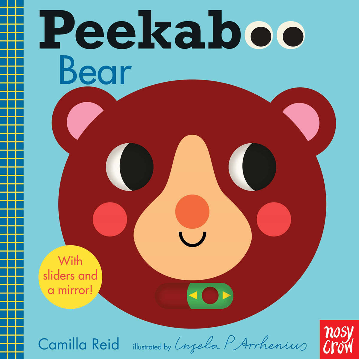 Peekaboo: Bear: (An Interactive Board Book for Babies & Toddlers with Mirror & Sliders to Push, Pull, or Turn. Cute Artwork Includes Ladybugs, Bunnies