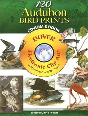 120 Audubon Bird Prints [With CDROM]