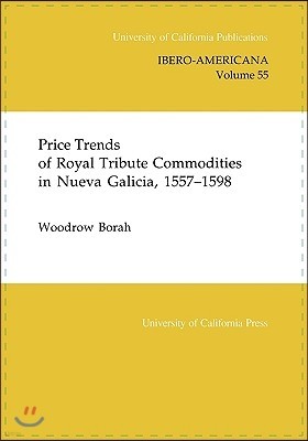 Price Trends of Royal Tribute Commodities in Nueva Galicia: Volume 55