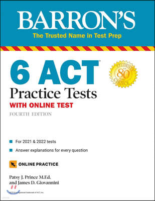 6 ACT Practice Tests with Online Test
