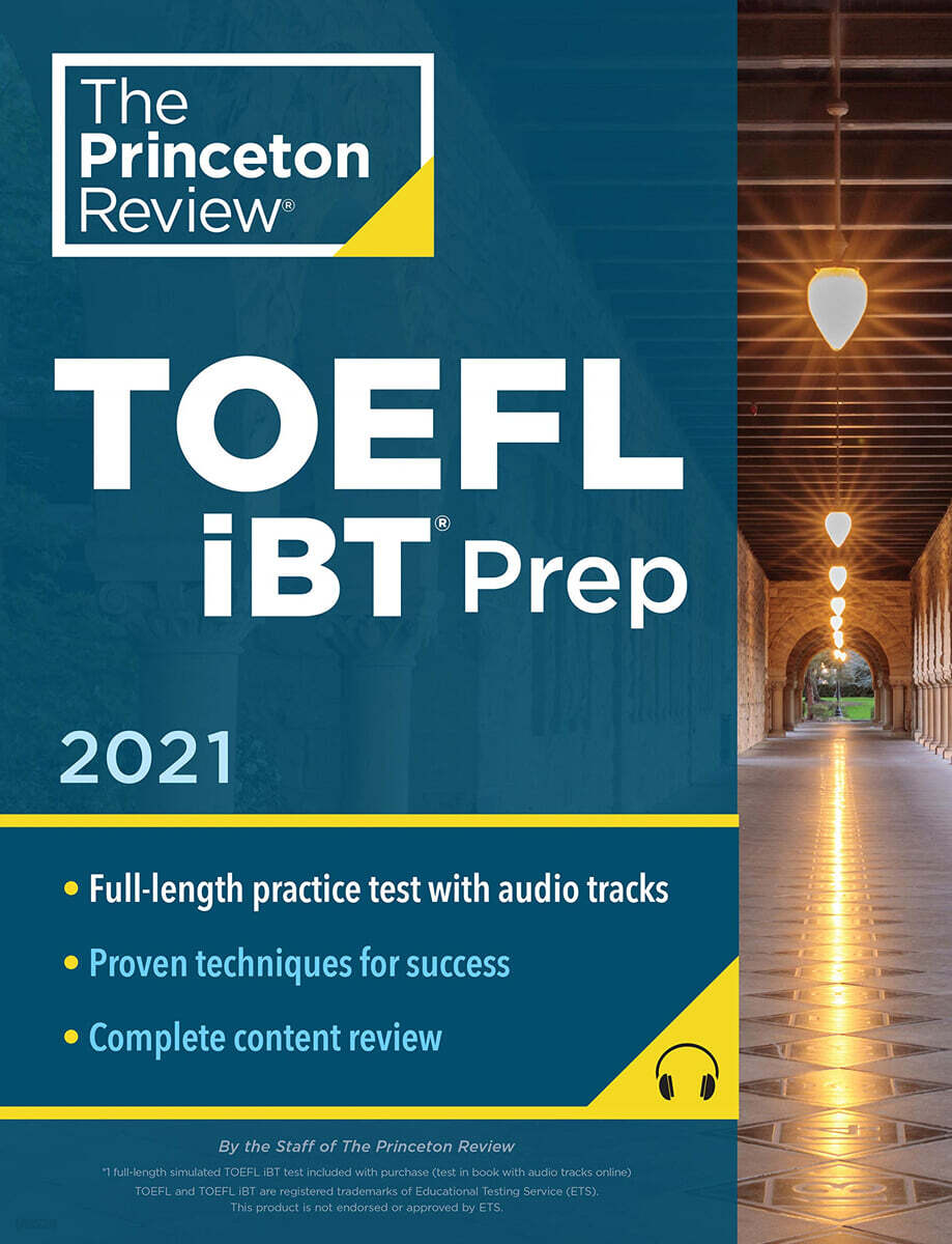 Princeton Review TOEFL IBT Prep with Audio/Listening Tracks, 2021: Practice Test + Audio + Strategies & Review