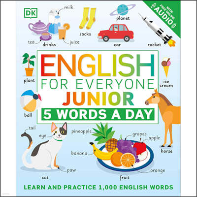 DK English for Everyone Junior: 5 Words a Day