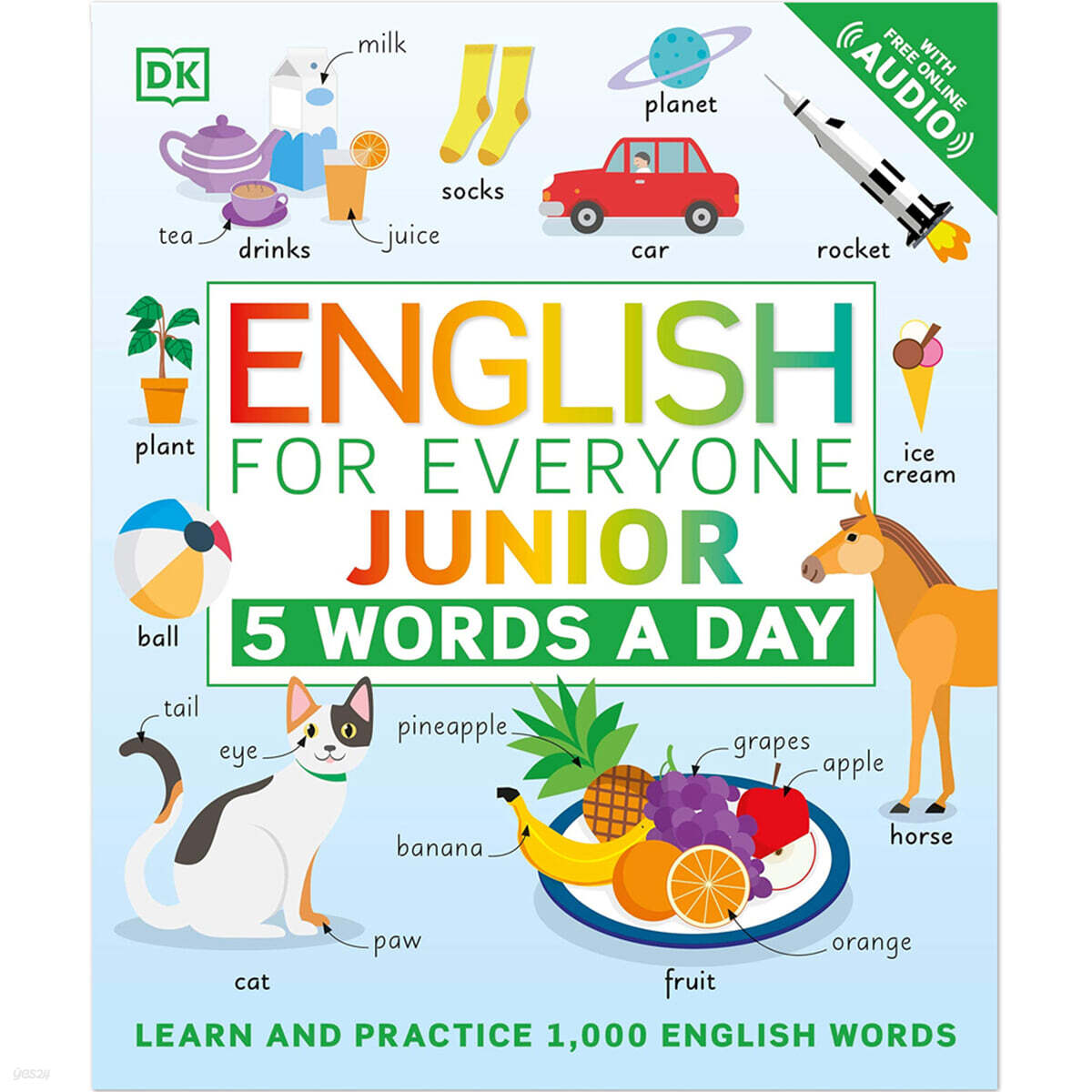 Dk english for everyone junior 5 words a day yes24
