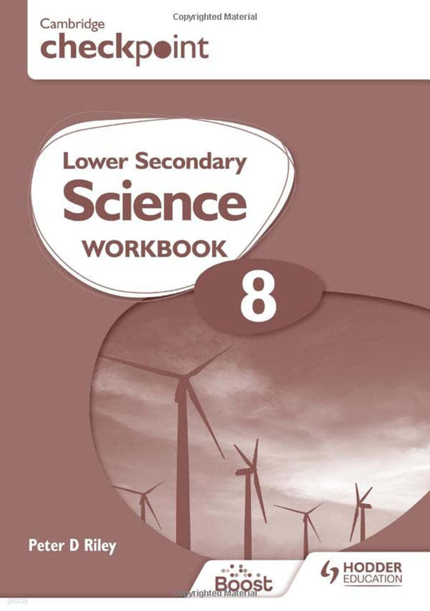 Cambridge Checkpoint Lower Secondary Science Workbook 8: Hodder Education Group