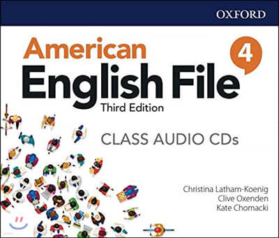 American English File Level 4 Class Audio CDs