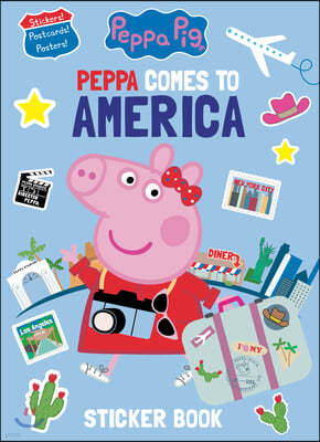 Peppa Comes to America Sticker Book (Peppa Pig)