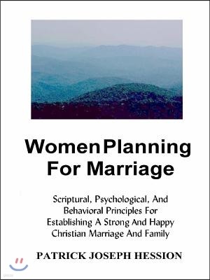 Women Planning for Marriage