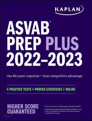 ASVAB Prep Plus 2022-2023: 6 Practice Tests + Proven Strategies + Online + Video