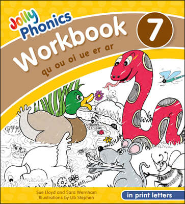 Jolly Phonics Workbook 7: In Print Letters (American English Edition)