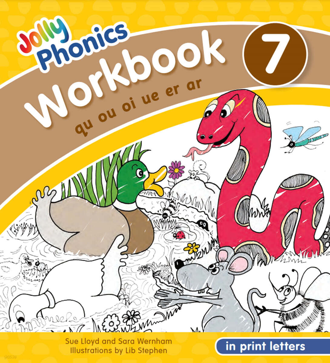 Jolly Phonics Workbook 7: In Print Letters (American English Edition)