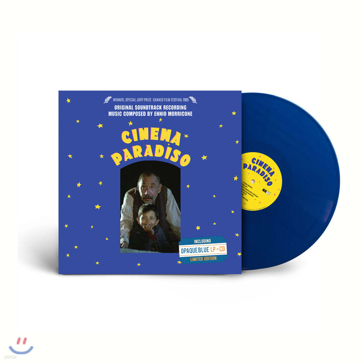 시네마 천국 영화음악 (Cinema Paradiso OST by Ennio Morricone 엔니오 모리꼬네) [블루 컬러 LP+CD]