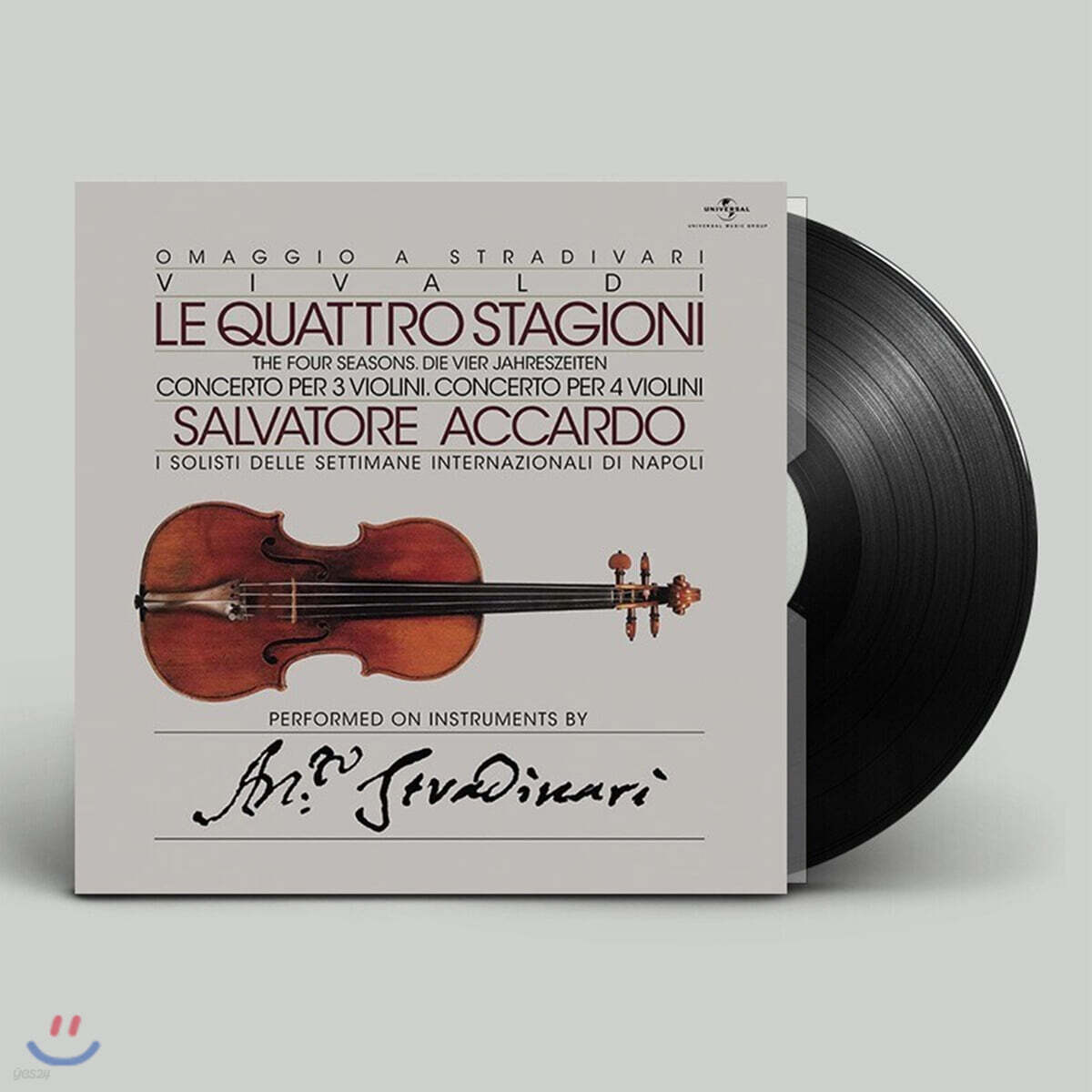 Salvatore Accardo 비발디: 사계, 바이올린 협주곡 (Vivaldi: Four Seasons, Violin Concertos) [LP]