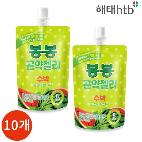 해태 봉봉 곤약젤리 수박 150ml x 10개